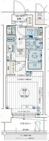 金山駅 徒歩9分 5階の物件間取画像